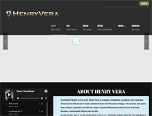 Tablet Screenshot of henryveramusic.com